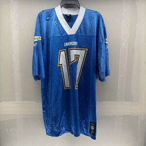 San Diego Chargers Phillip Rivers Reebok NFL Football Jersey XL Team Vintage